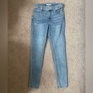 NEW PacSun Belted Super High Rise Jegging Skinny Jeans Size 25